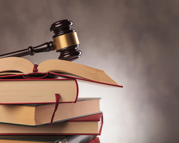 Law Books and Gavel