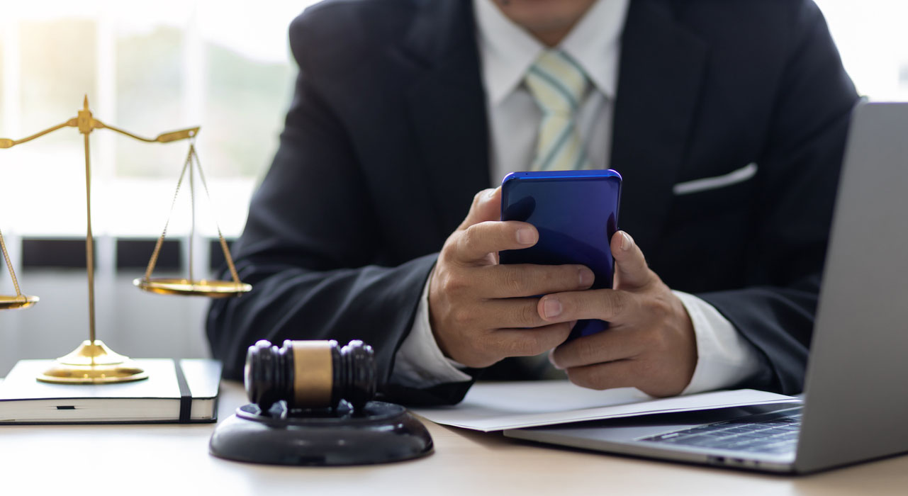 Lawyer with a Tablet