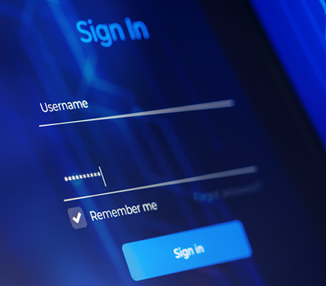 Log In Screen