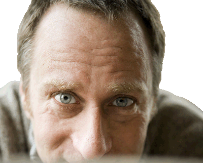 Man Peeking
