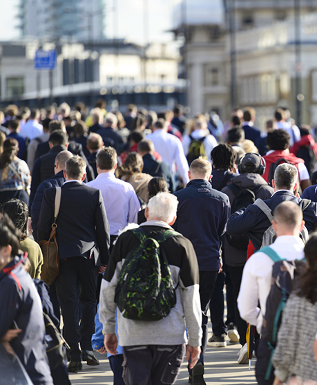 crowd commuting